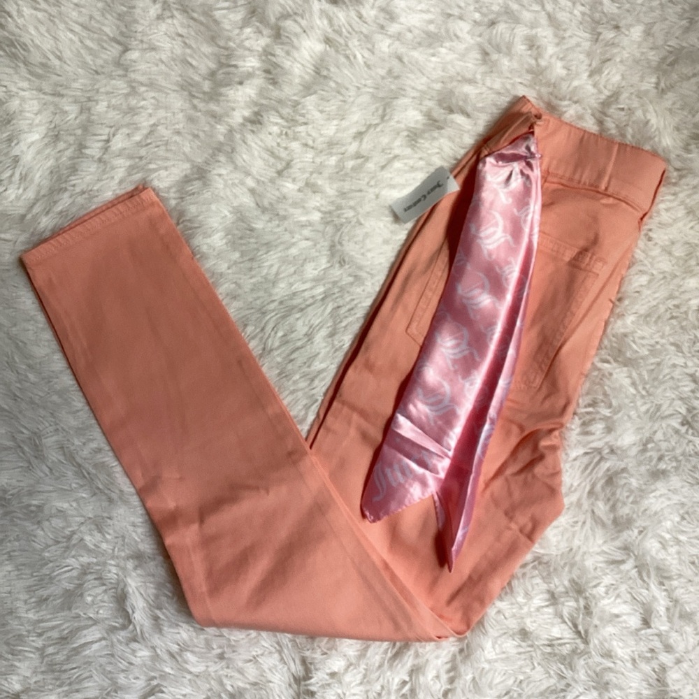 Juicy Couture California Skinny Pants with Scarf